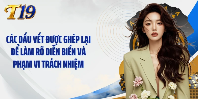 Các dấu vết được ghép lại để làm rõ diễn biến và phạm vi trách nhiệm