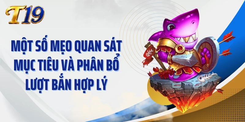Một số mẹo quan sát mục tiêu và phân bổ lượt bắn hợp lý